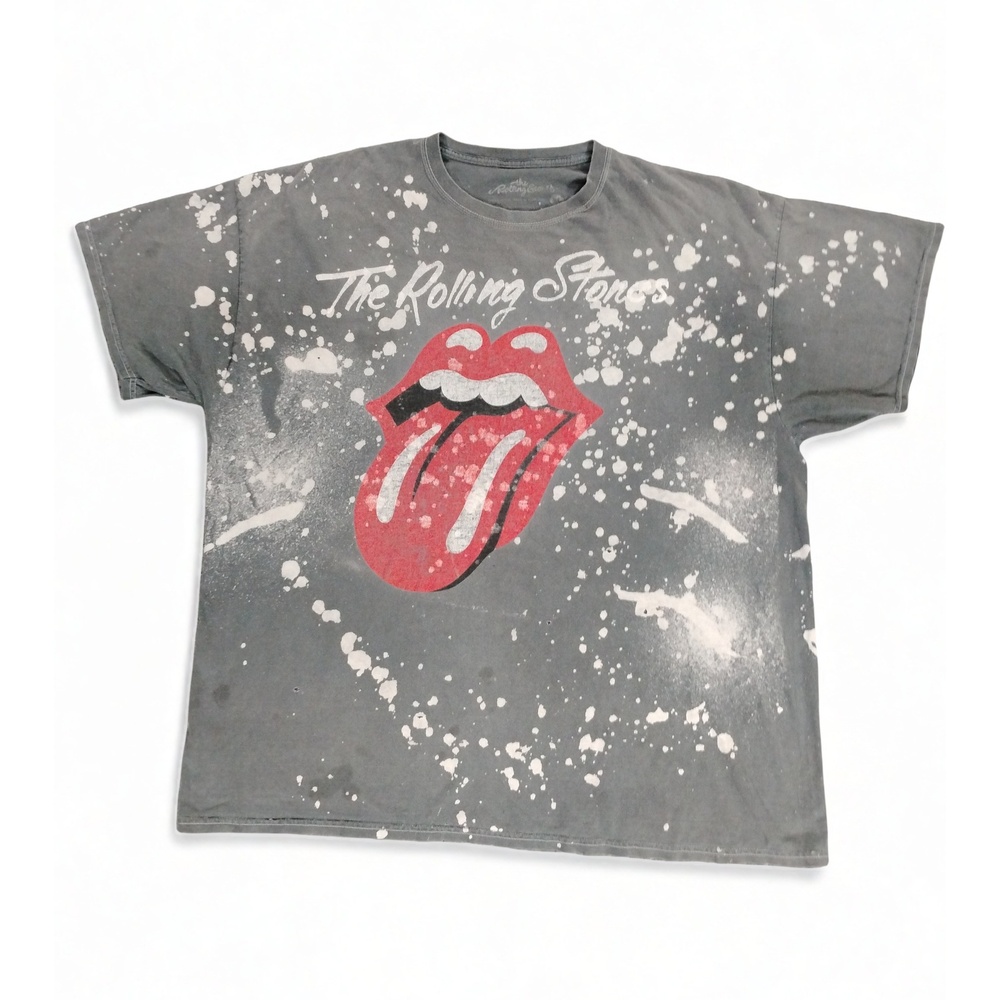 The Rolling Stones Official Band Graphic Tee Size XL Cotton Rocker Grunge